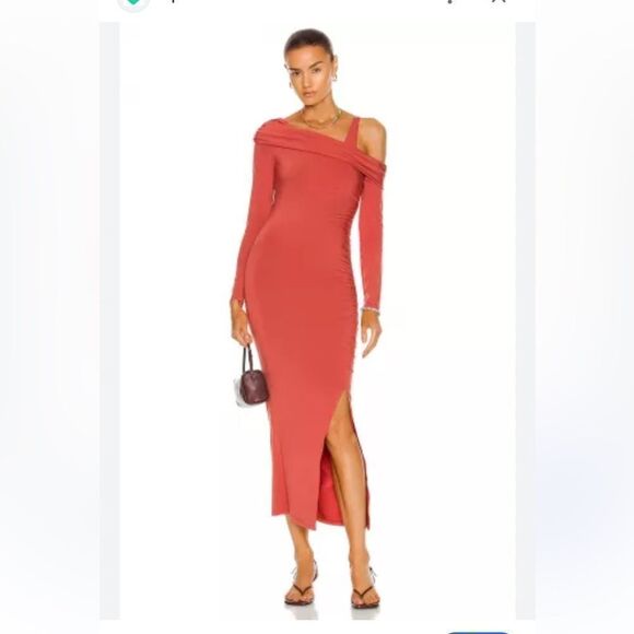 JONATHAN SIMKHAI STANDARD Samantha Midi Dress NWT XS - Picture 1 of 13